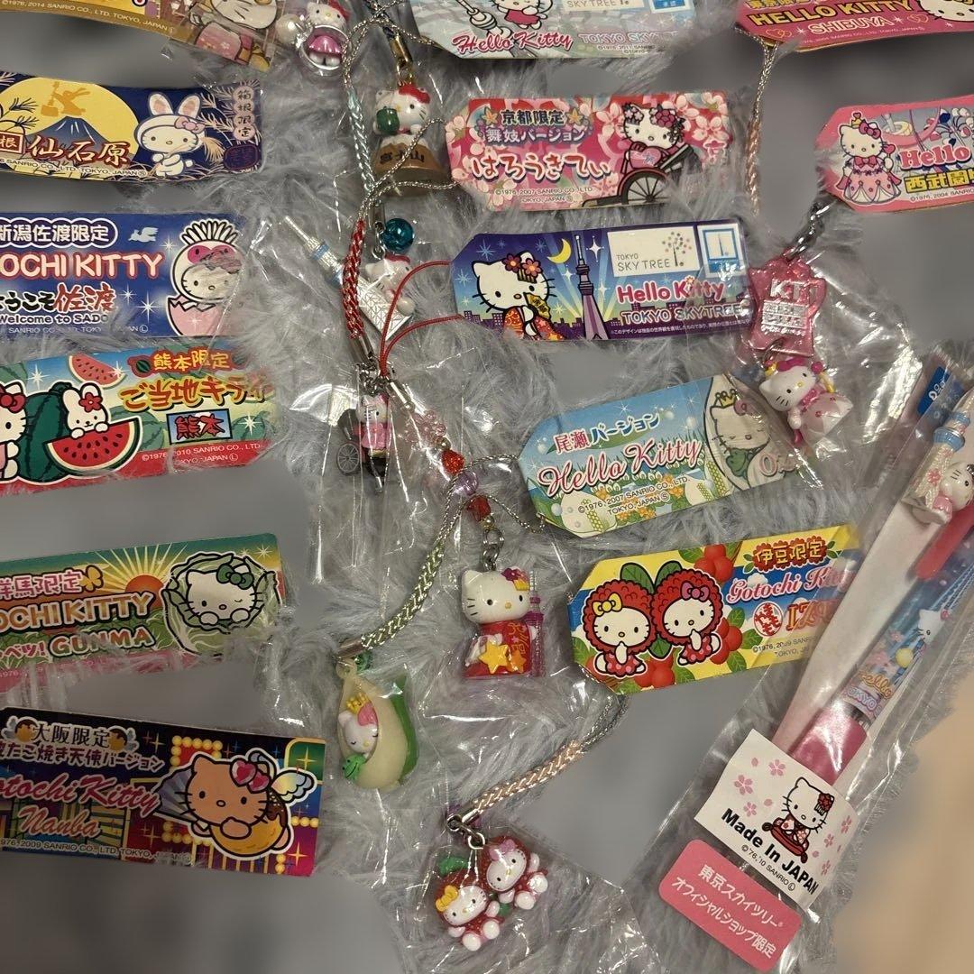 ハローキティ ご当地ストラップ セット　レア