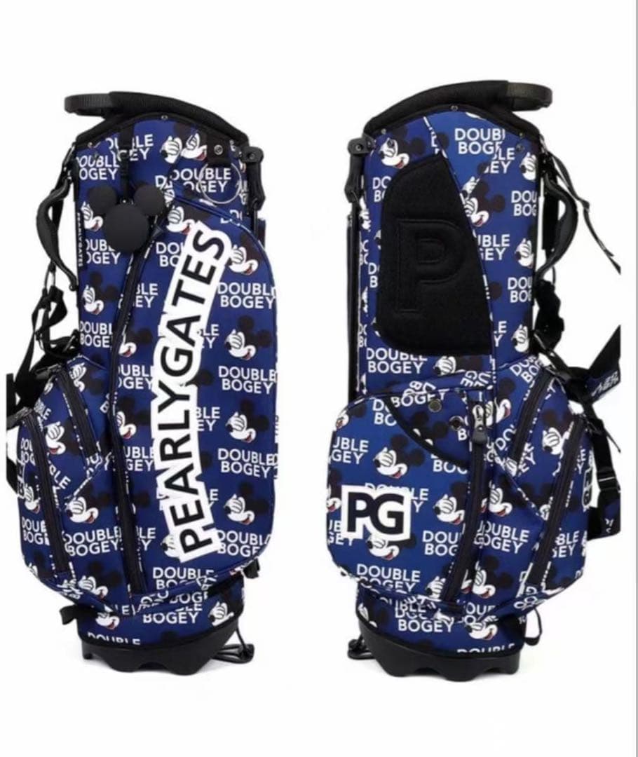 新品正規品 パーリーゲイツ ミッキーマウス コラボ スタンド キャディバッグ