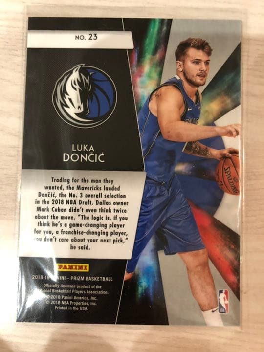 スポーツ選手 Luka Doncic Prizm RC
