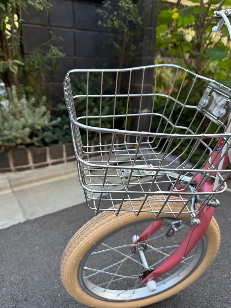 TOKYO BIKE 補助輪付 16インチ ピンク[都内直接引渡可］
