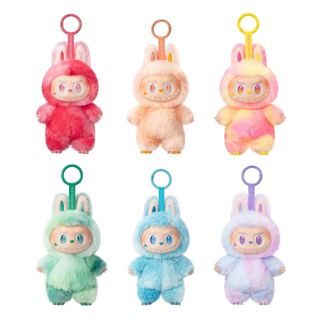 ラブブ　カラフルぬいぐるみマスコットセット