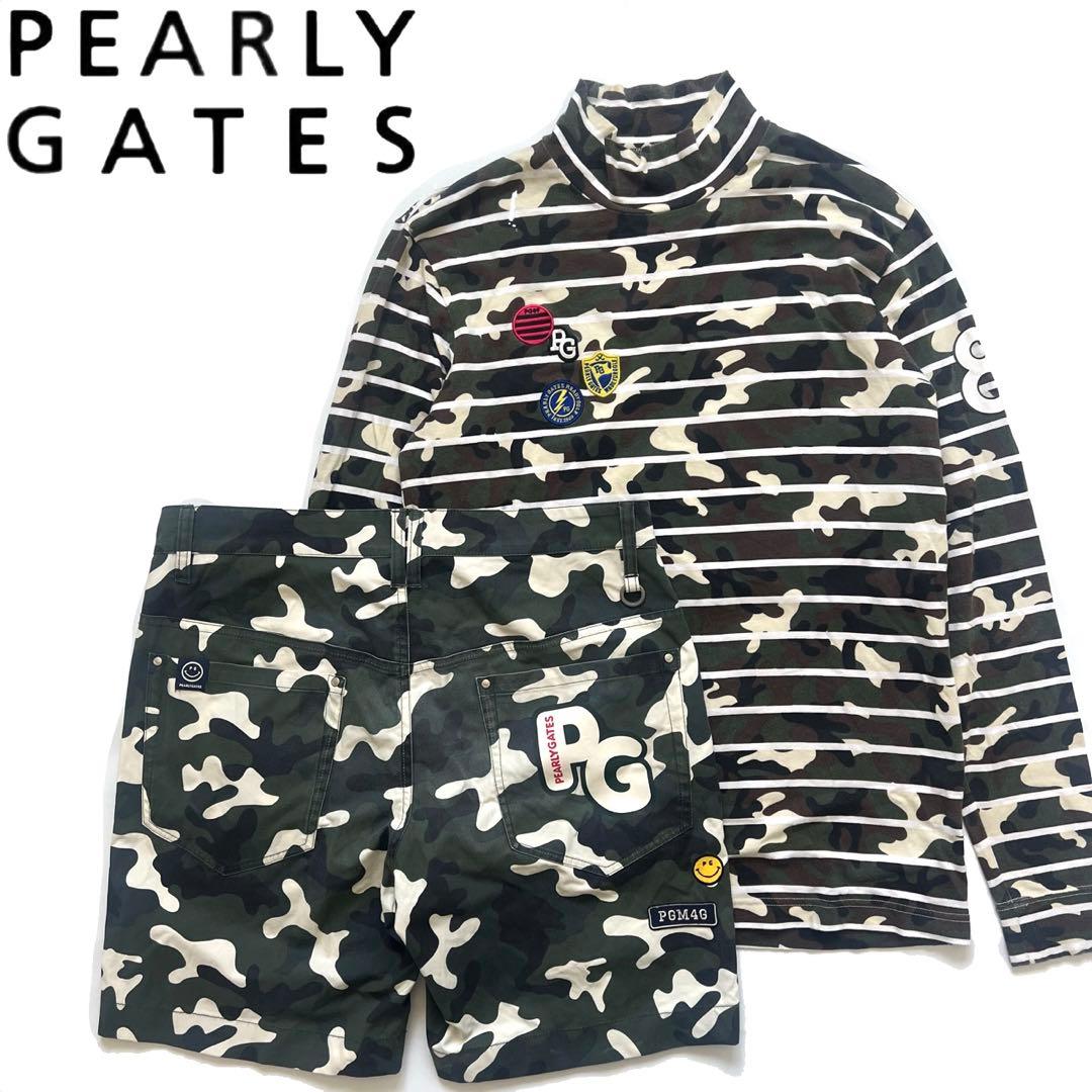 Pearly gates パーリーゲイツ　セットアップ　カモフラ　メンズ　4 M