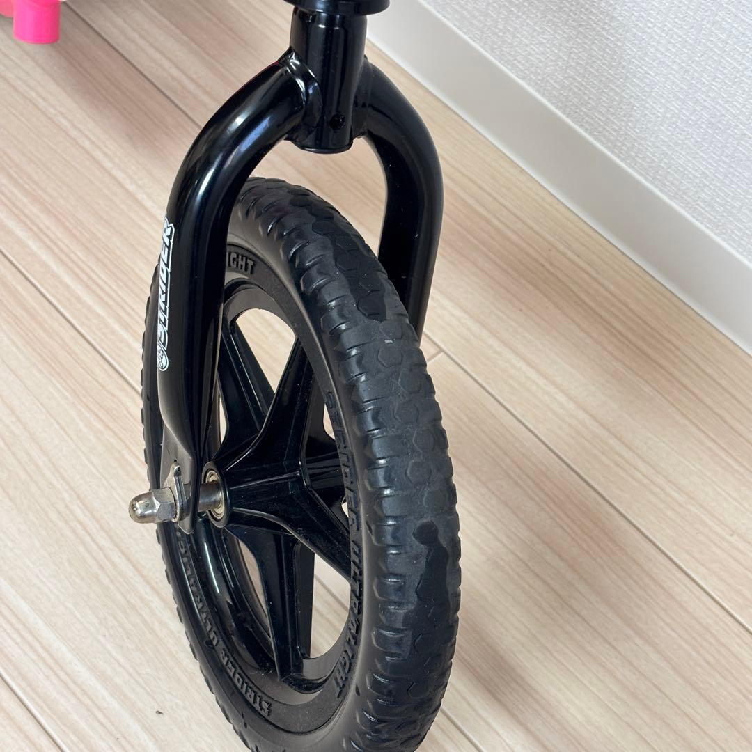 ✨美品✨ STRIDER ストライダーSPORT12 ピンク箱 取説 延長ポール