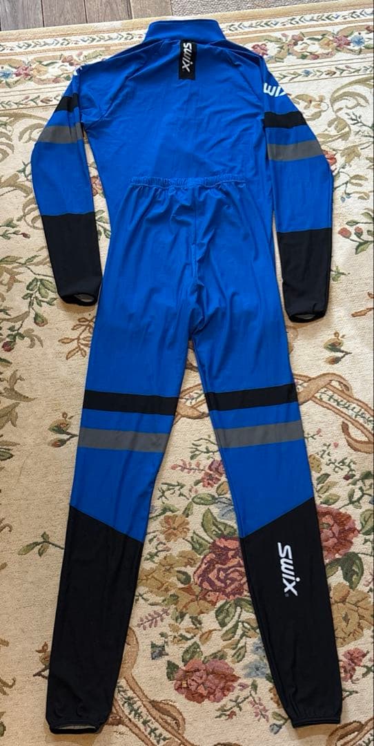 swixクロスカントリースキーレーシングツーピース青色UNISEX XS