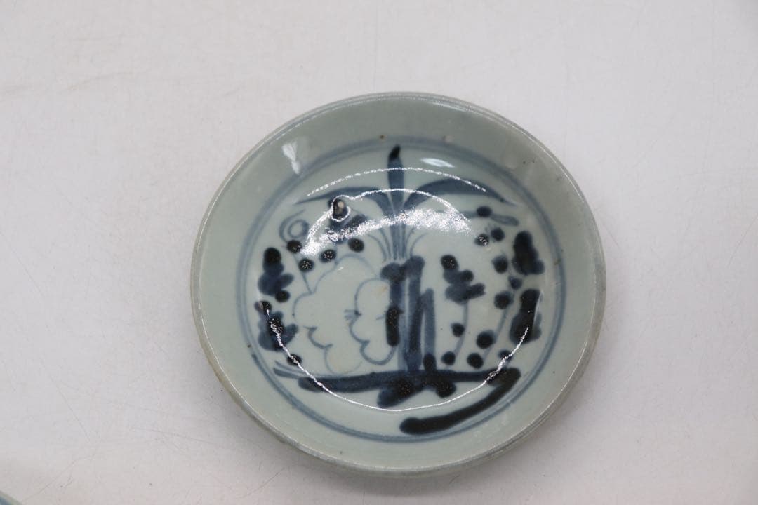 中国　清時代　染付小皿9点　送料込み250707