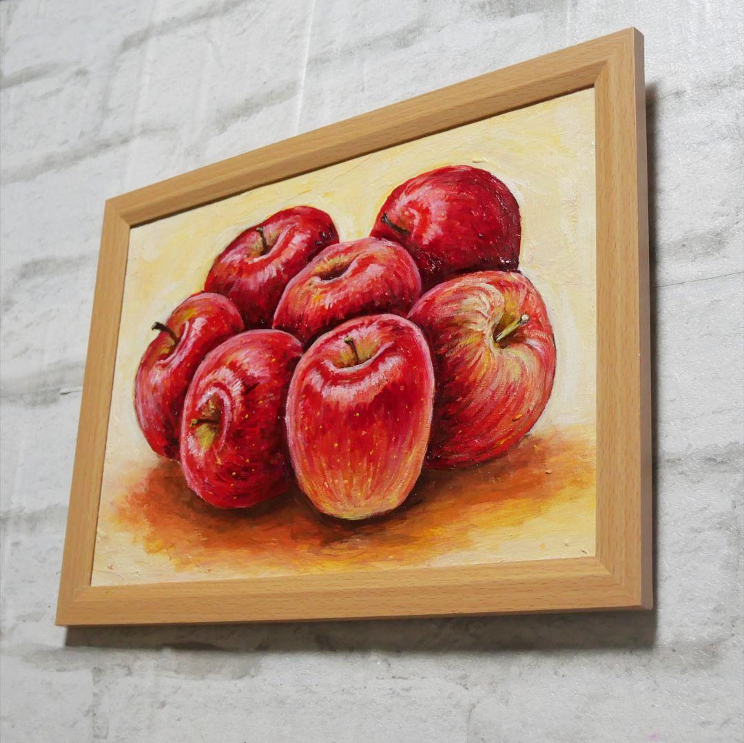 油絵 油彩 油彩画 絵画 絵【七つの林檎】