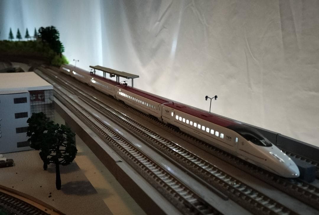 26　Nゲージ 九州新幹線800系つばめ　6両セット　室内灯付　【即購入可】