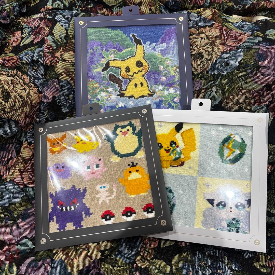 ポケモン　シェニール　タオル　ハンカチ　ポケセン　ポケモンセンター　ピカチュウ