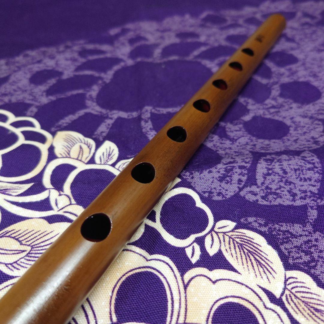 篠笛　五本調子　古典調　燻し　七穴