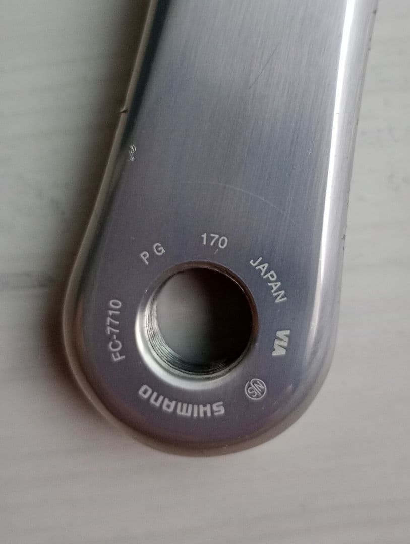 【美品】Dura-Ace FC-7710 170mm クランクセット ピスト