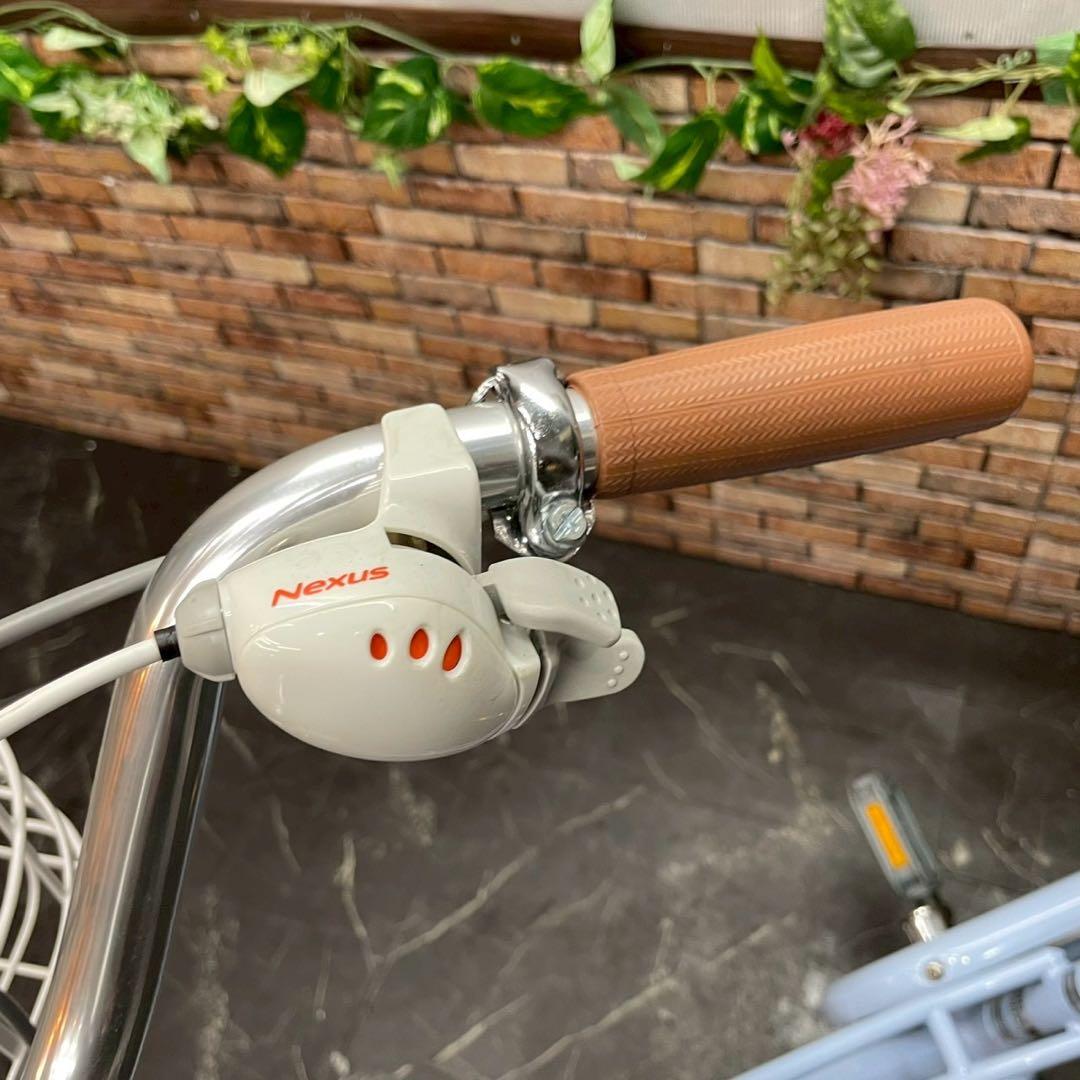 【78】子供用自転車 子供車 ブリヂストン Ricorina 水色 22インチ