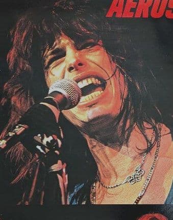 エアロスミス 1977年 ドロー・ザ・ライン プロモーション Live ポスター