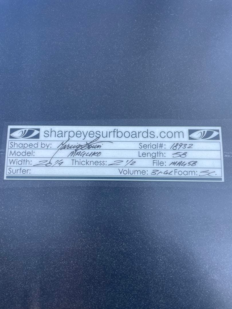 SHARPEYE シャープアイMaguroマグロ5'8TWIN ツイン