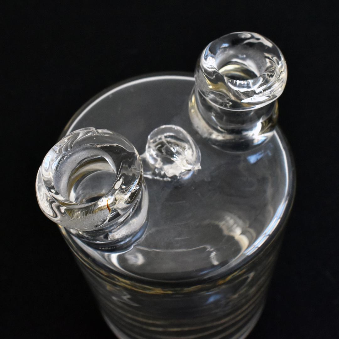 19世紀 英国 実験用 ガラス瓶 ウルフ瓶 Woulff bottle 古道具