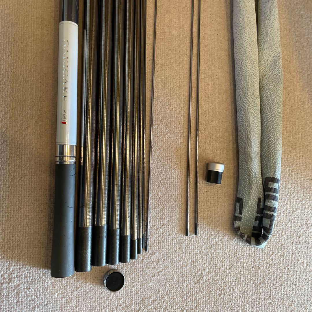 シマノさきがけコンペエディション90-95 替穂付き、訳ありソリッド穂先２本付き
