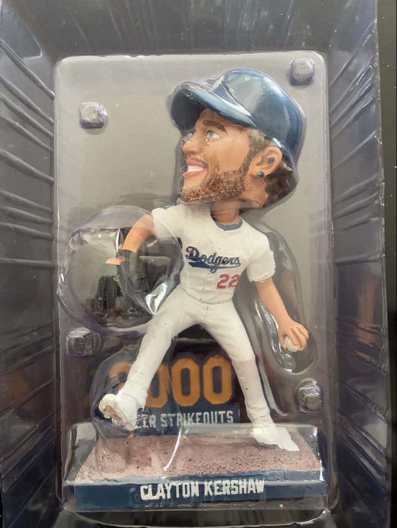 カーショー　3000奪三振 特別記念ボブルヘッド　9月20日配布ドジャース　LA