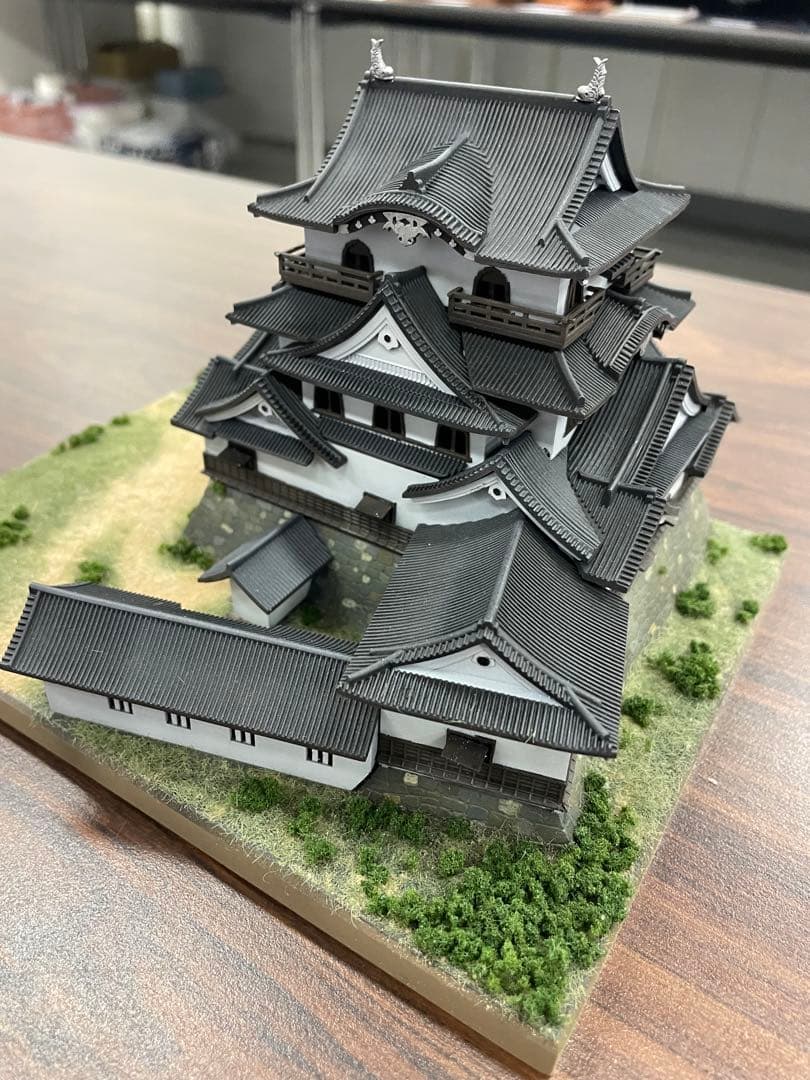 1/350 童友社 彦根城【完成塗装品】