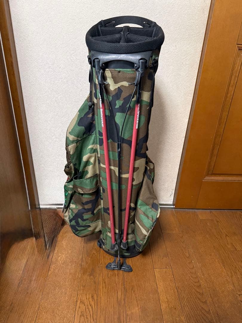 訳ありBeams Golf+BRIEFINGコラボ　迷彩キャディバッグ