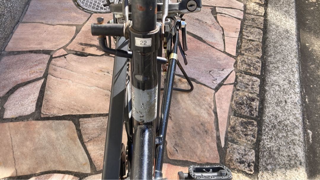 22インチ　子供用自転車　黒色