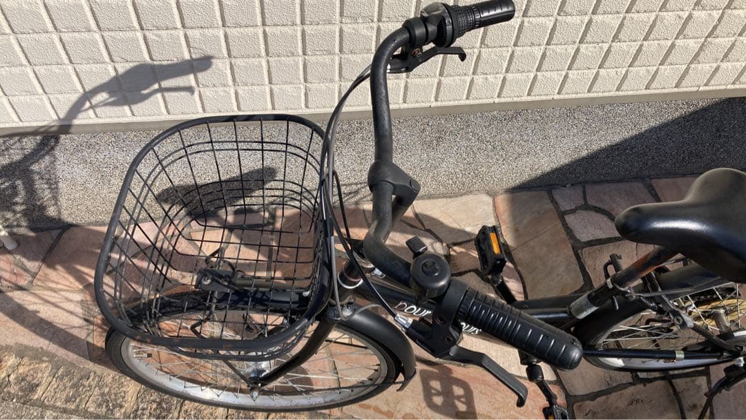 22インチ　子供用自転車　黒色