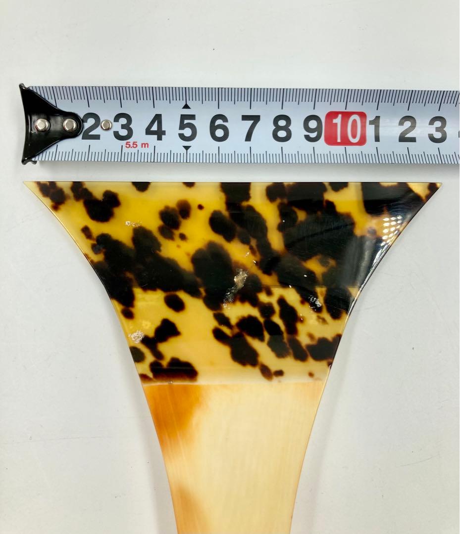 三味線 バチ 天然素材 鼈甲 先べっ甲 希少 高級 保管ケース付き