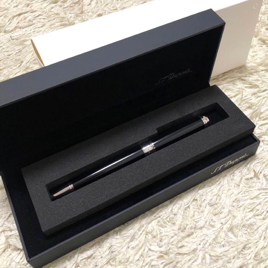 未使用✨デュポン　ボールペン ブラック　シルバー　メンズ