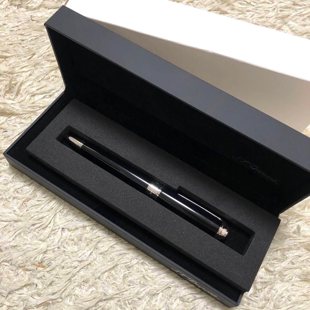 未使用✨デュポン　ボールペン ブラック　シルバー　メンズ
