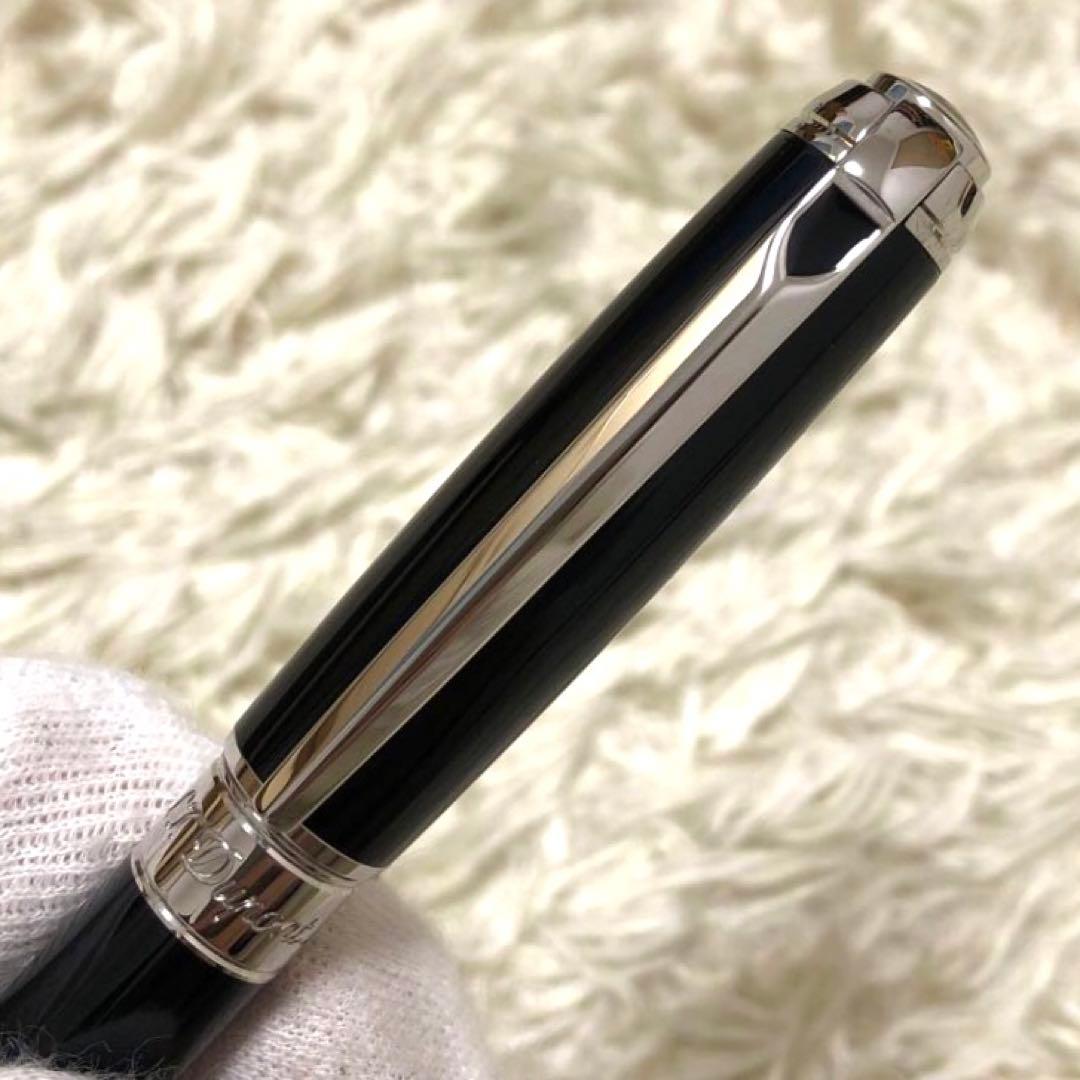 未使用✨デュポン　ボールペン ブラック　シルバー　メンズ