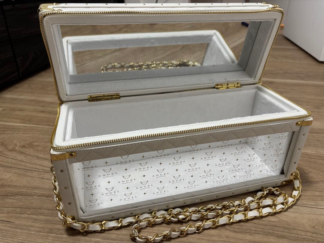 【空箱】angel ロゼ ホワイト ゴールド ホリデイ エディションレザータイプ