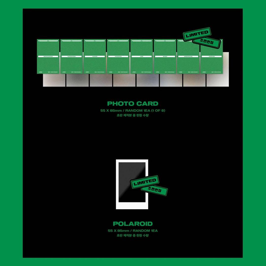 ATEEZ ミンギ サイン入り ポラロイド