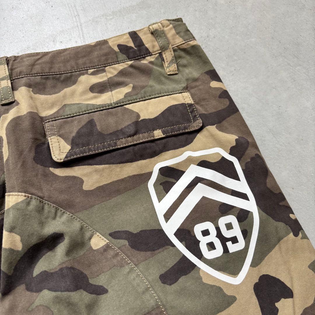 PEARLY GATES パーリーゲイツ 迷彩カモフラ総柄 クロップドパンツ 1