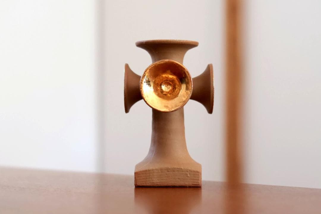 Lisa Larson リサラーソン キャンドルスタンド 02001