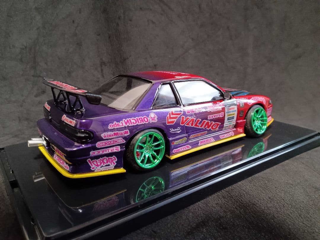 1/24 ニッサン S13 シルビア D1 プラモデル 完成品 ケース付