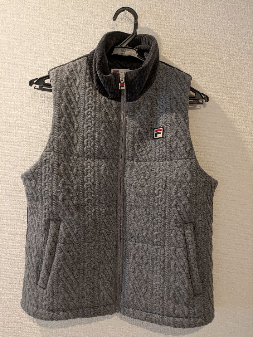 フィラ テニスウェア ベスト サイズS グレー