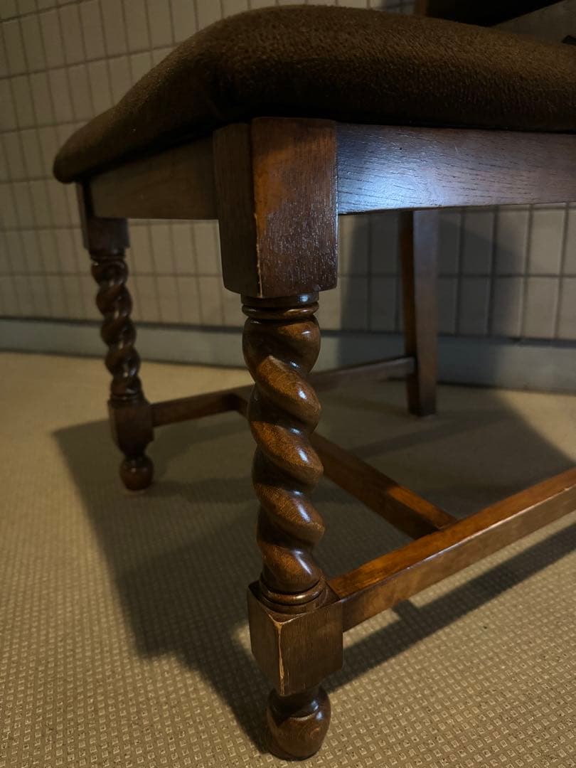高級　4脚椅子セット　英国調 木　アンティーク　東京池袋