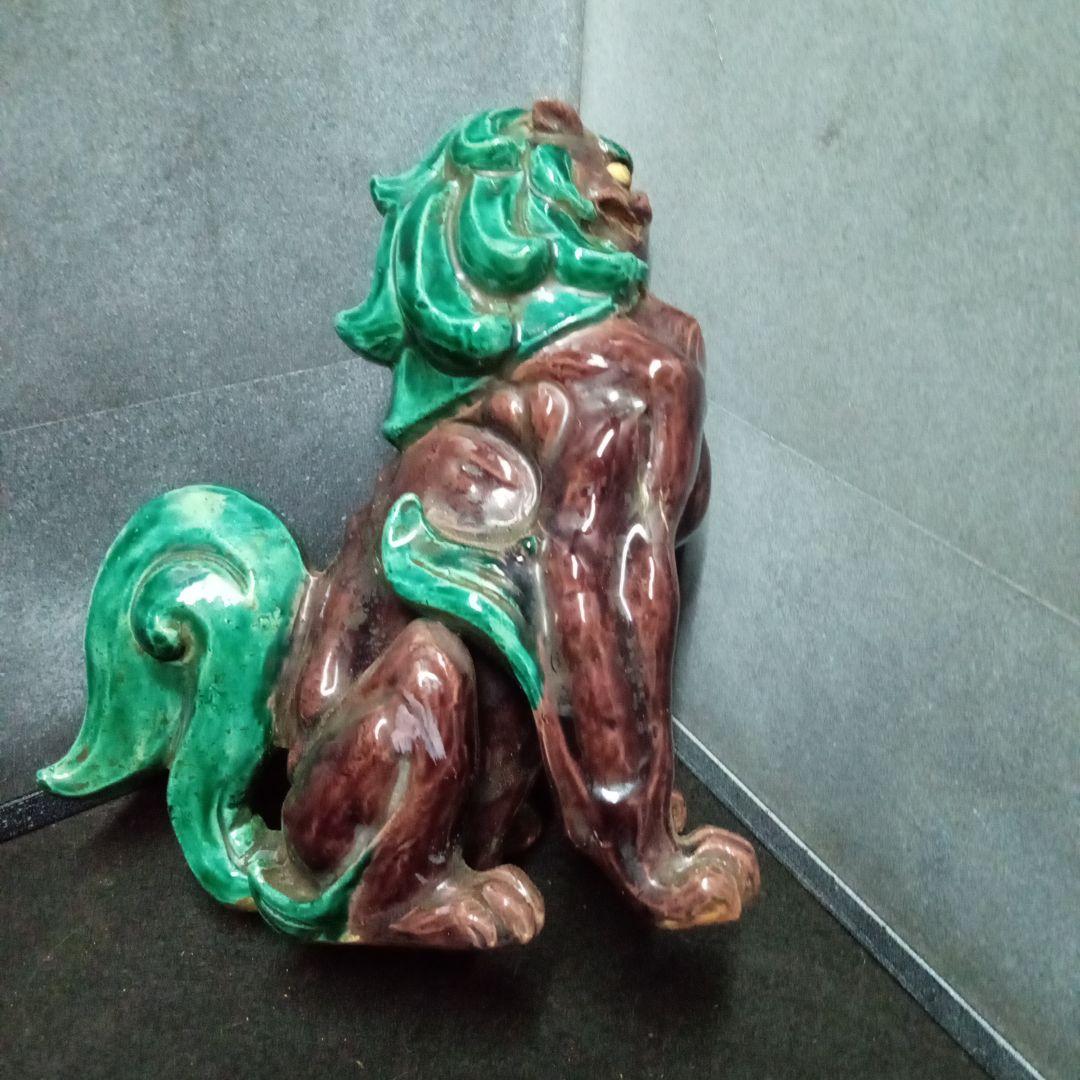 職*k様 狛犬、華中亭道八作、幕末名工、約サイズ高20センチ、横10センチ