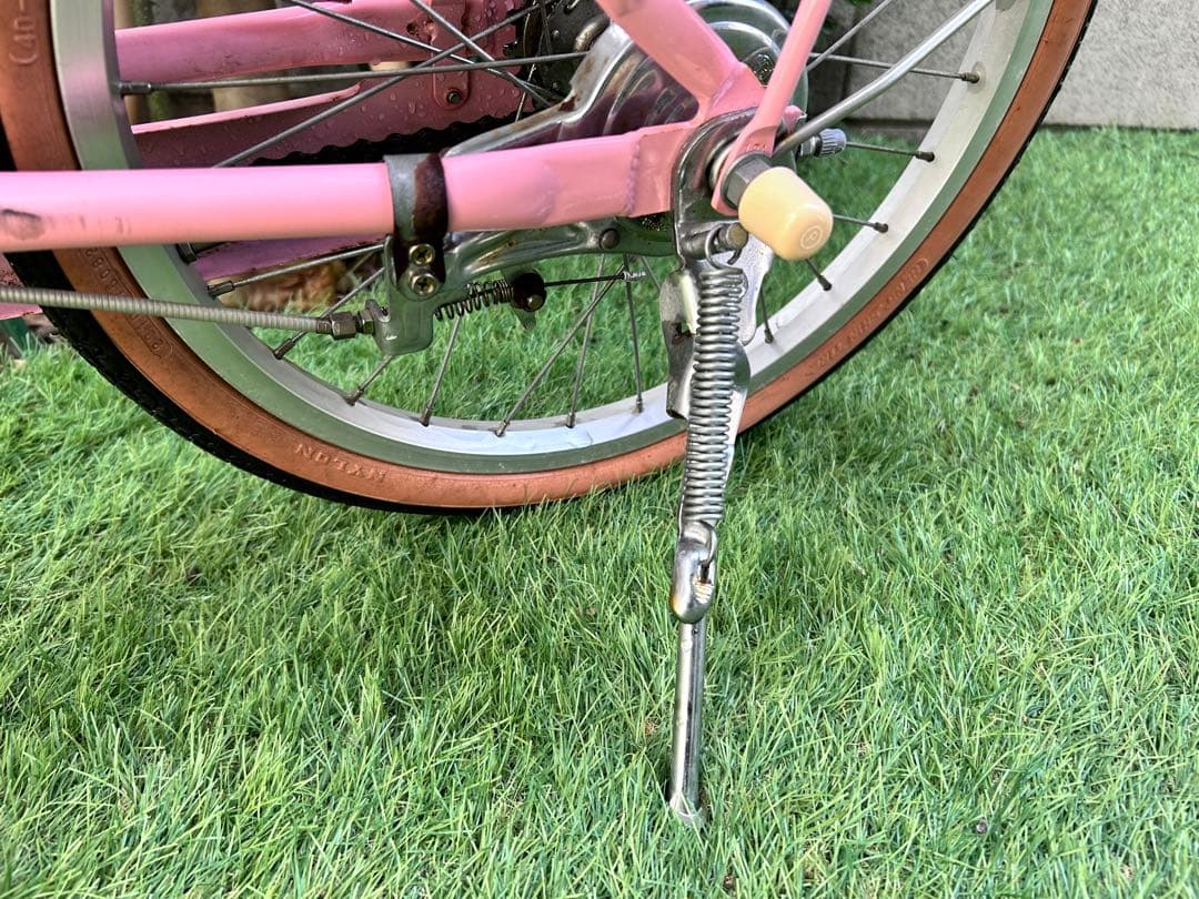 ブリヂストン HACCHI 子供用自転車 ピンク 18インチ スタンド付き