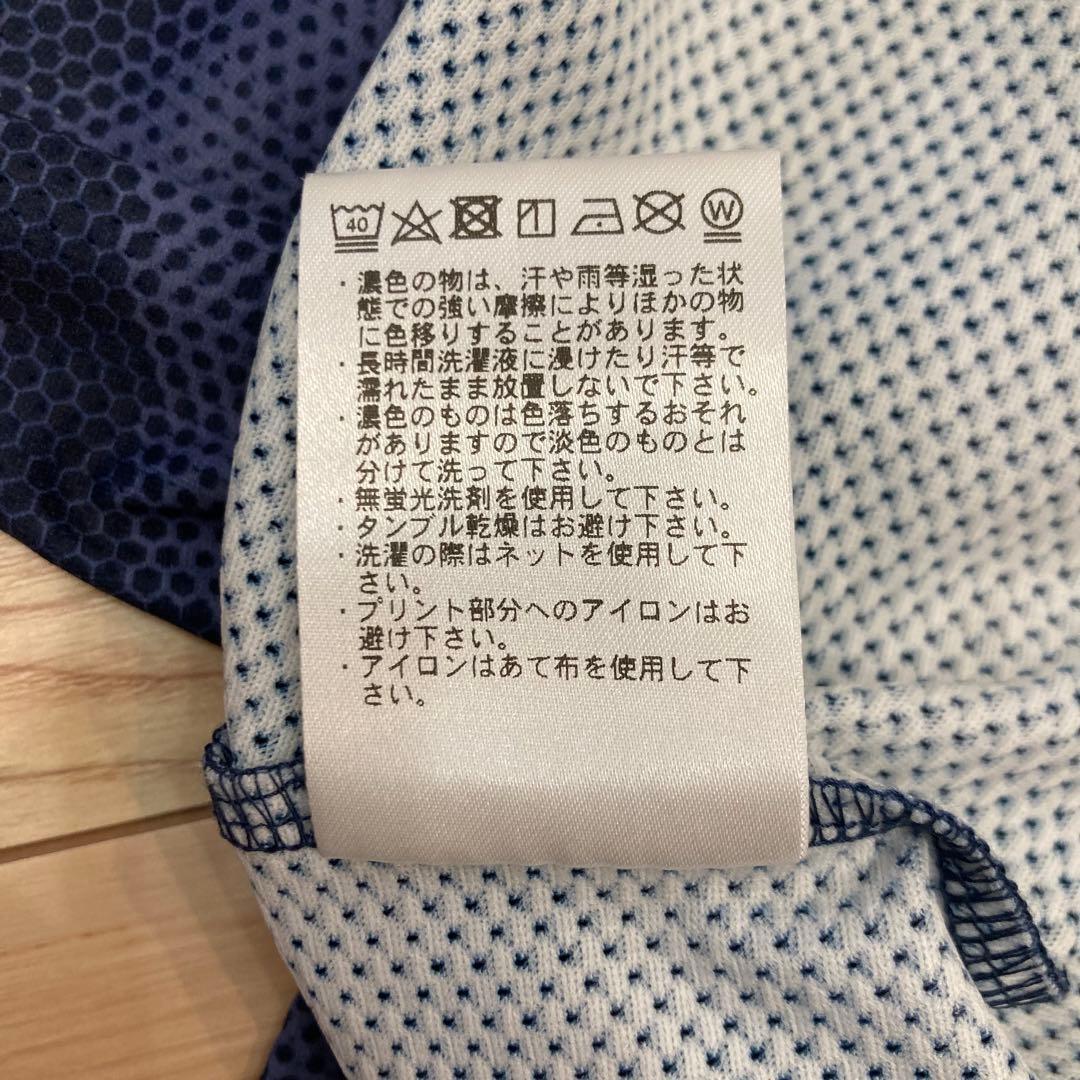 BRIEFING ポロシャツ メンズ カモフラ柄 企業ロゴ入