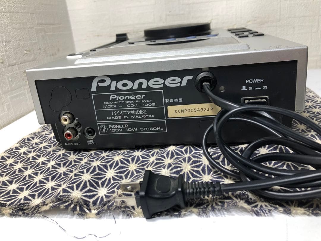 pioneer dj パイオニア　CDJ-100S レンズクリーニング
