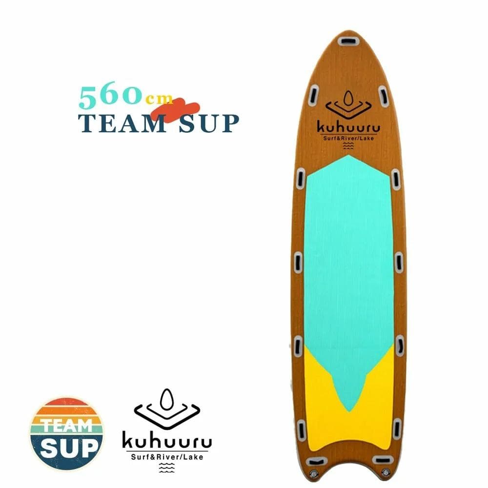 6人 SUPボード 全長5.6m 超大型 パドル6本付属 インフレータブル