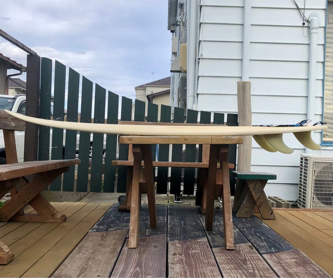 良品訳ありSWELLサーフボード6'2\"クリスタルデッキグリップハードケース付き