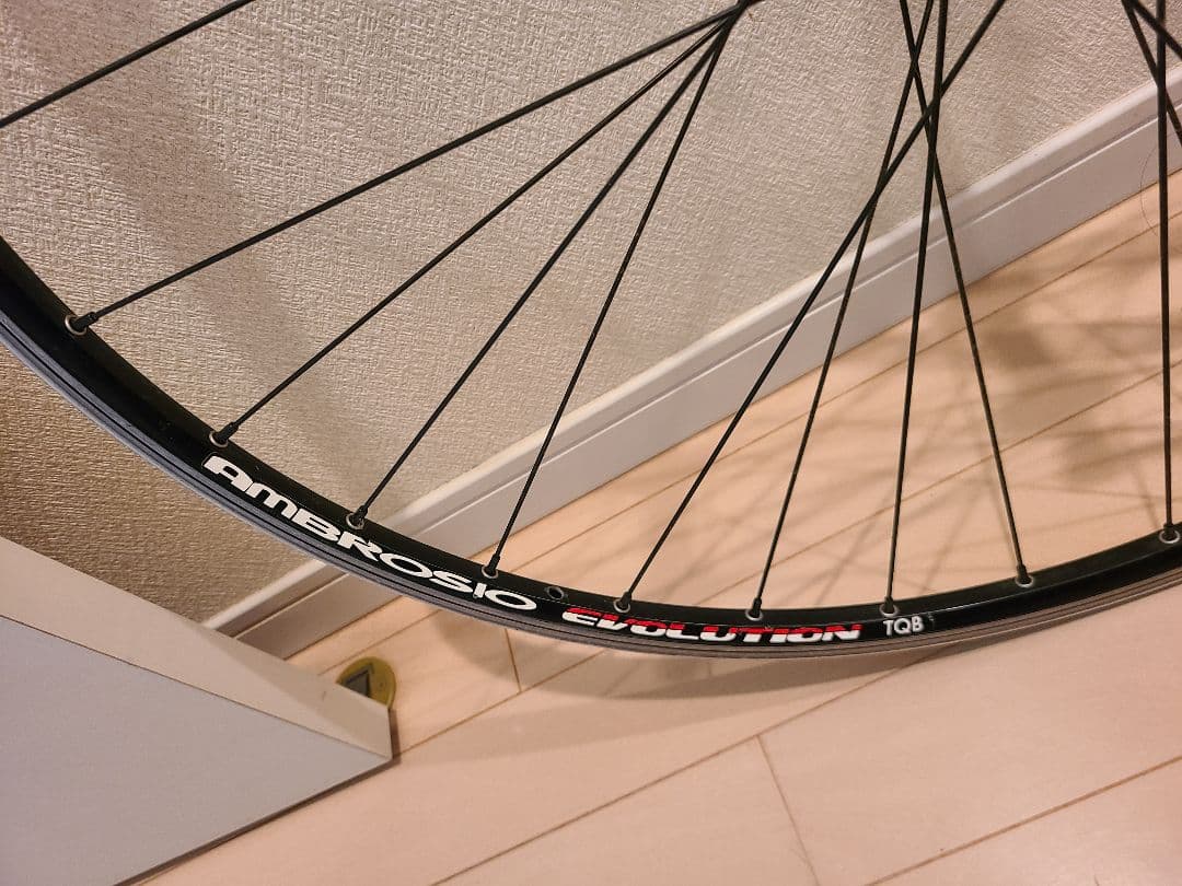ジャンク品　手組　AMBROSIO　EVOLUTION DURA-ACEハブ