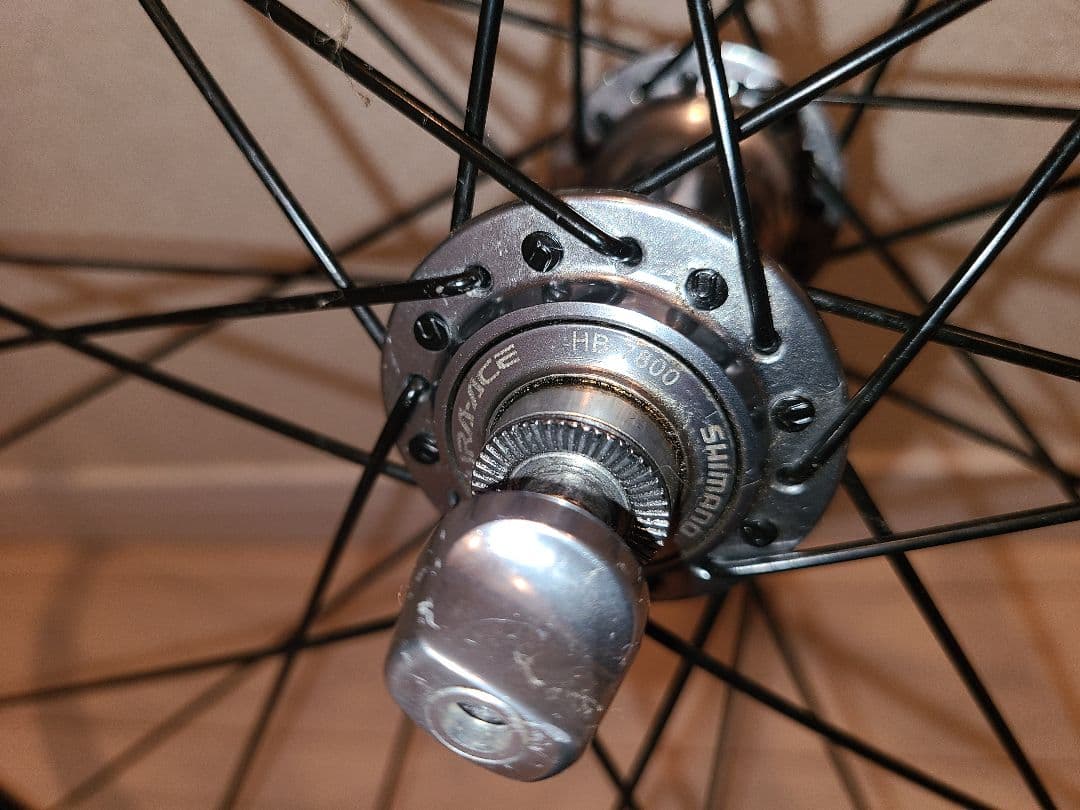ジャンク品　手組　AMBROSIO　EVOLUTION DURA-ACEハブ