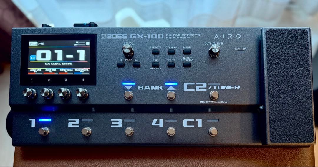 BOSS GX-100 マルチエフェクター bluetoothアダプター付属