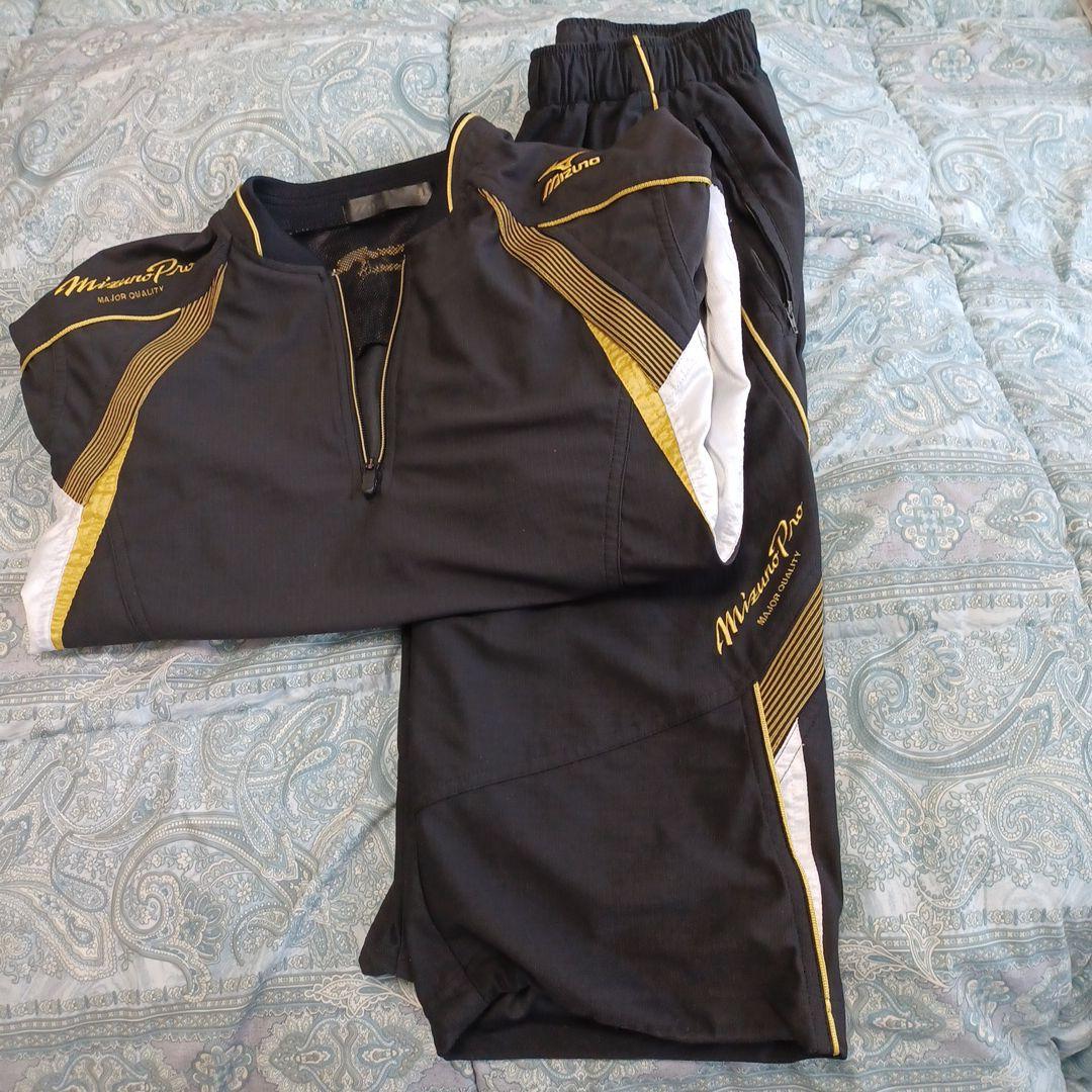 Mizuno Pro 半袖ジャージとショートパンツ セット 上下Lサイズ