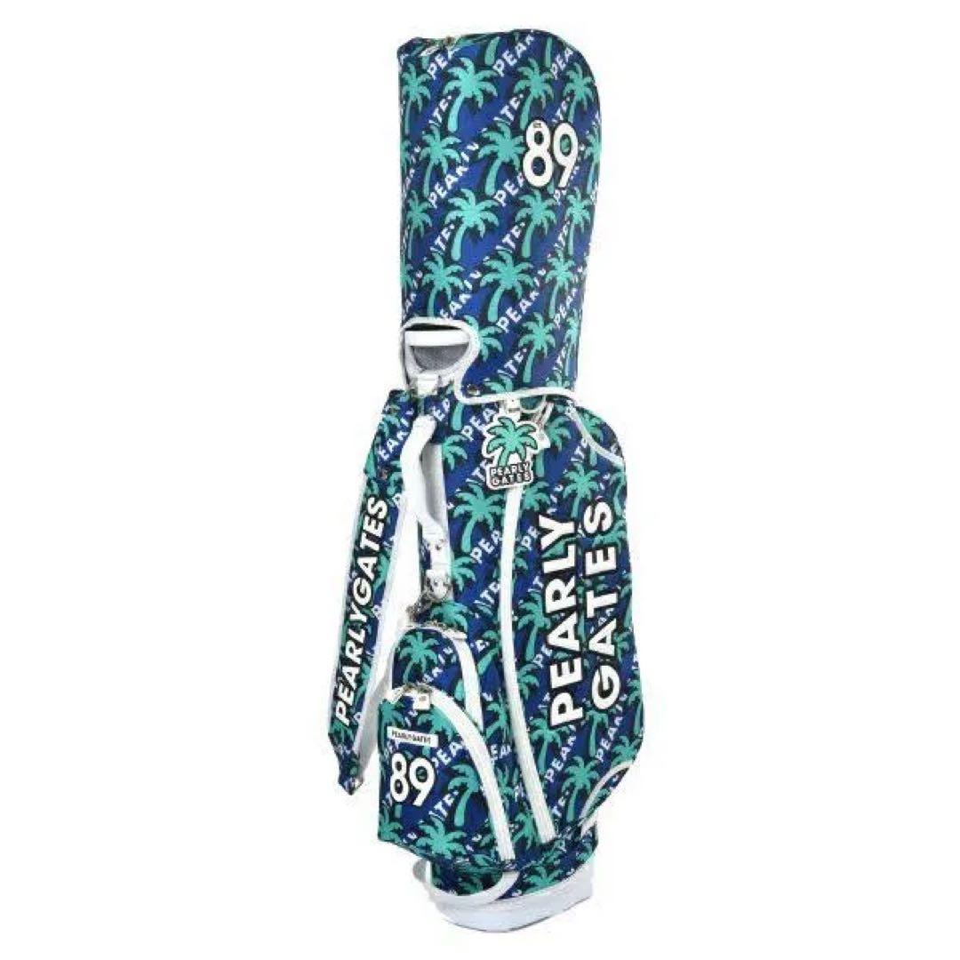 PEARLY GATES ヤシの木柄キャディバッグ