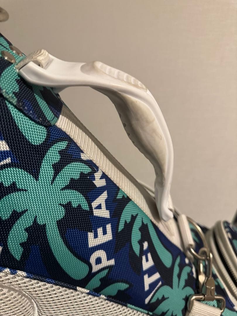 PEARLY GATES ヤシの木柄キャディバッグ