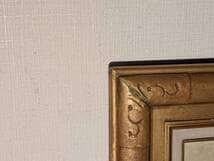 【真作】絵画　安宅乕雄　油彩4号　アイリス　春を告げる花瓶の彩り　Y20