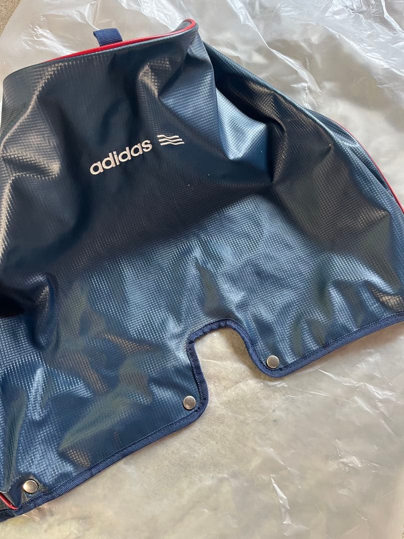 【adidas】キャディバッグ ゴルフバッグ ネイビー×レッド