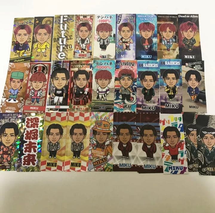 千社札　深堀未来　コンプセット　BALLISTIKBOYS BOT